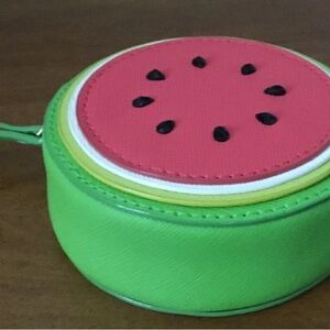 Kate Spade Watermelon Coin Purse - Green and Pink